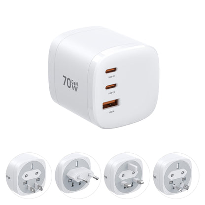 70W GaN Travel Charger with 360° Rotating Plug | TwistCube