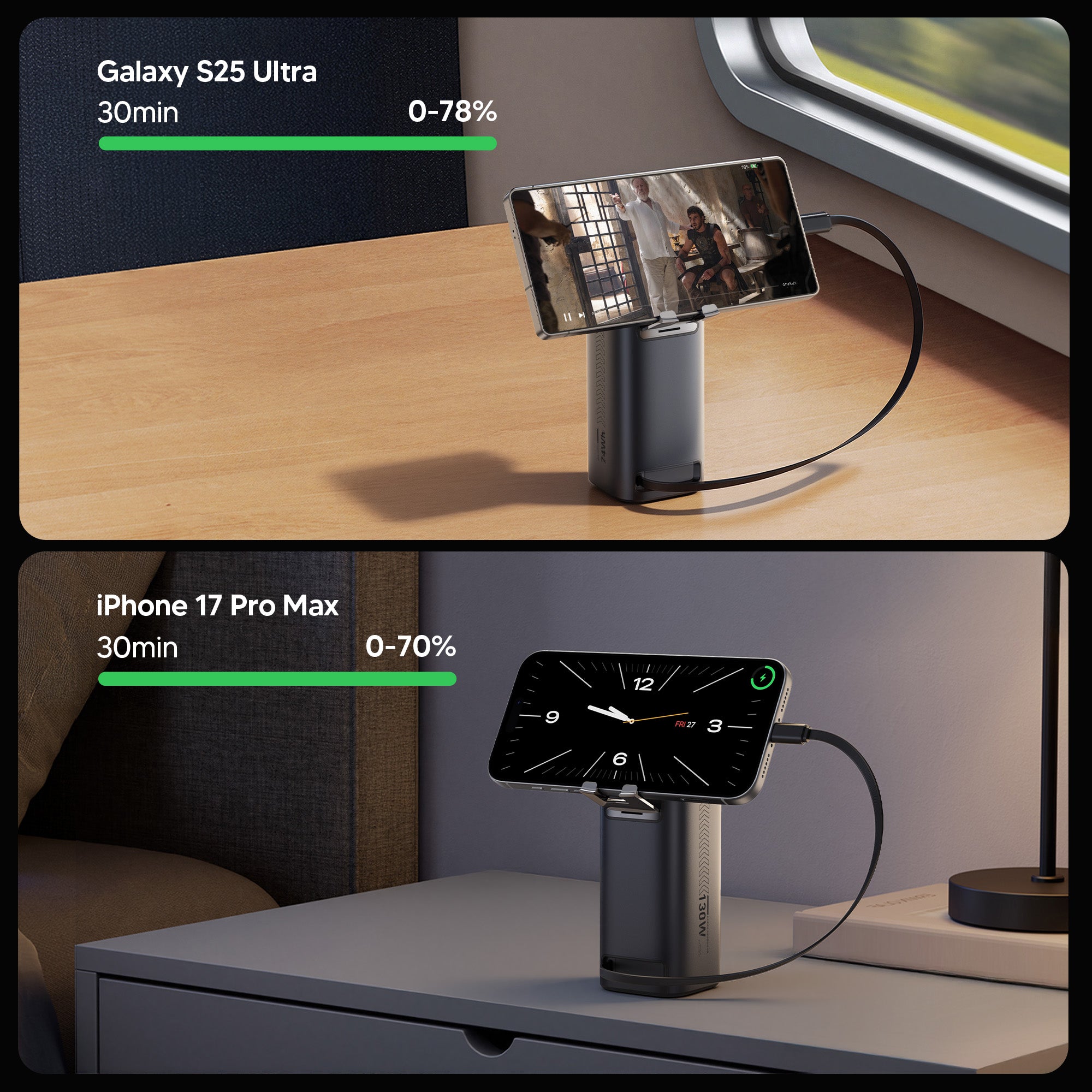 Retractable Cable Power Bank