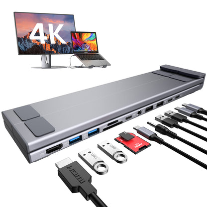 USB-C Laptop Docking Station Stand Plus