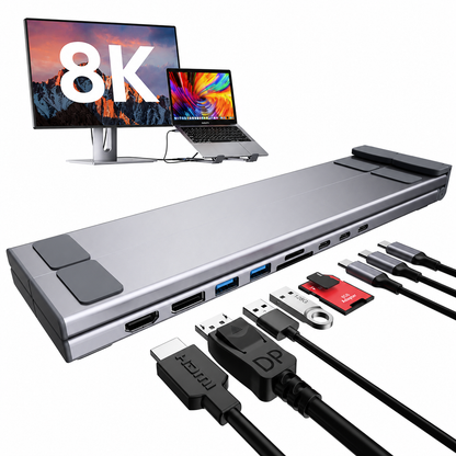USB-C Laptop Docking Station Stand Plus