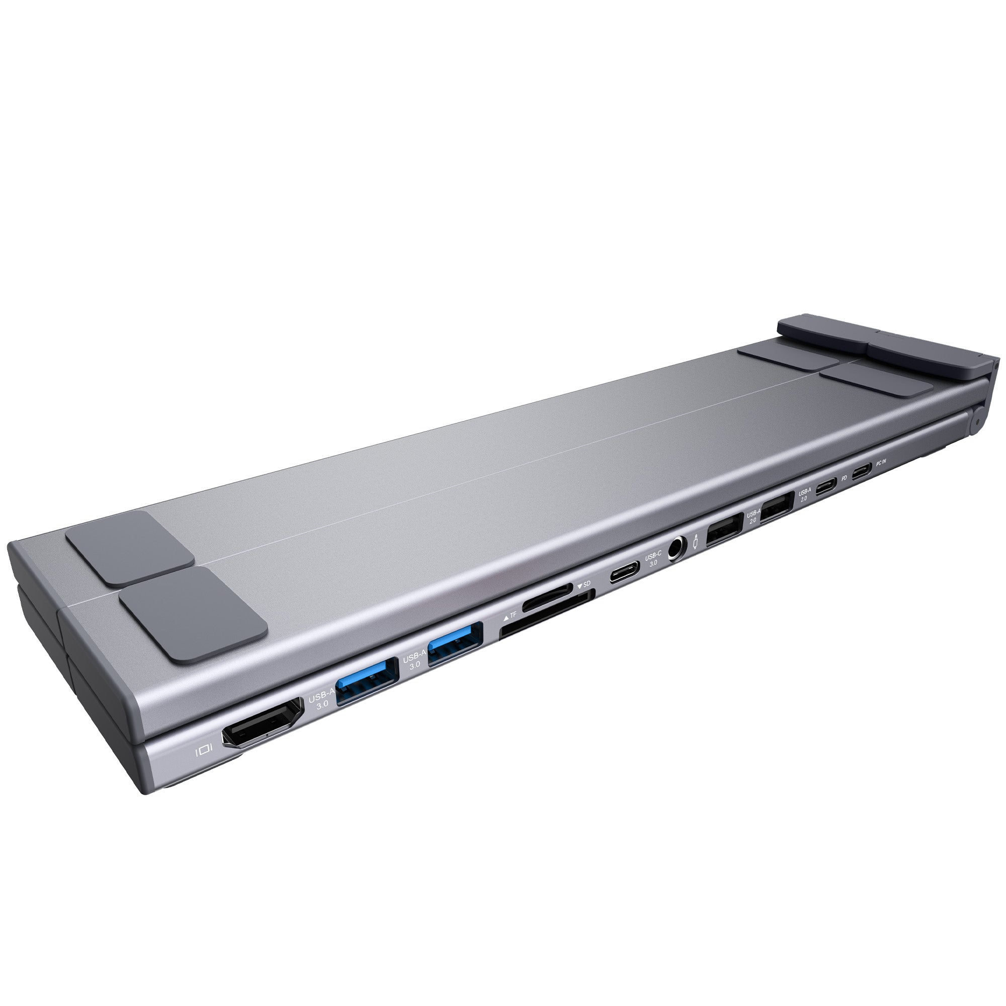 Ultra-Slim Foldable Design of Mukiya Hub Stand for Digital Nomads and Travel Work